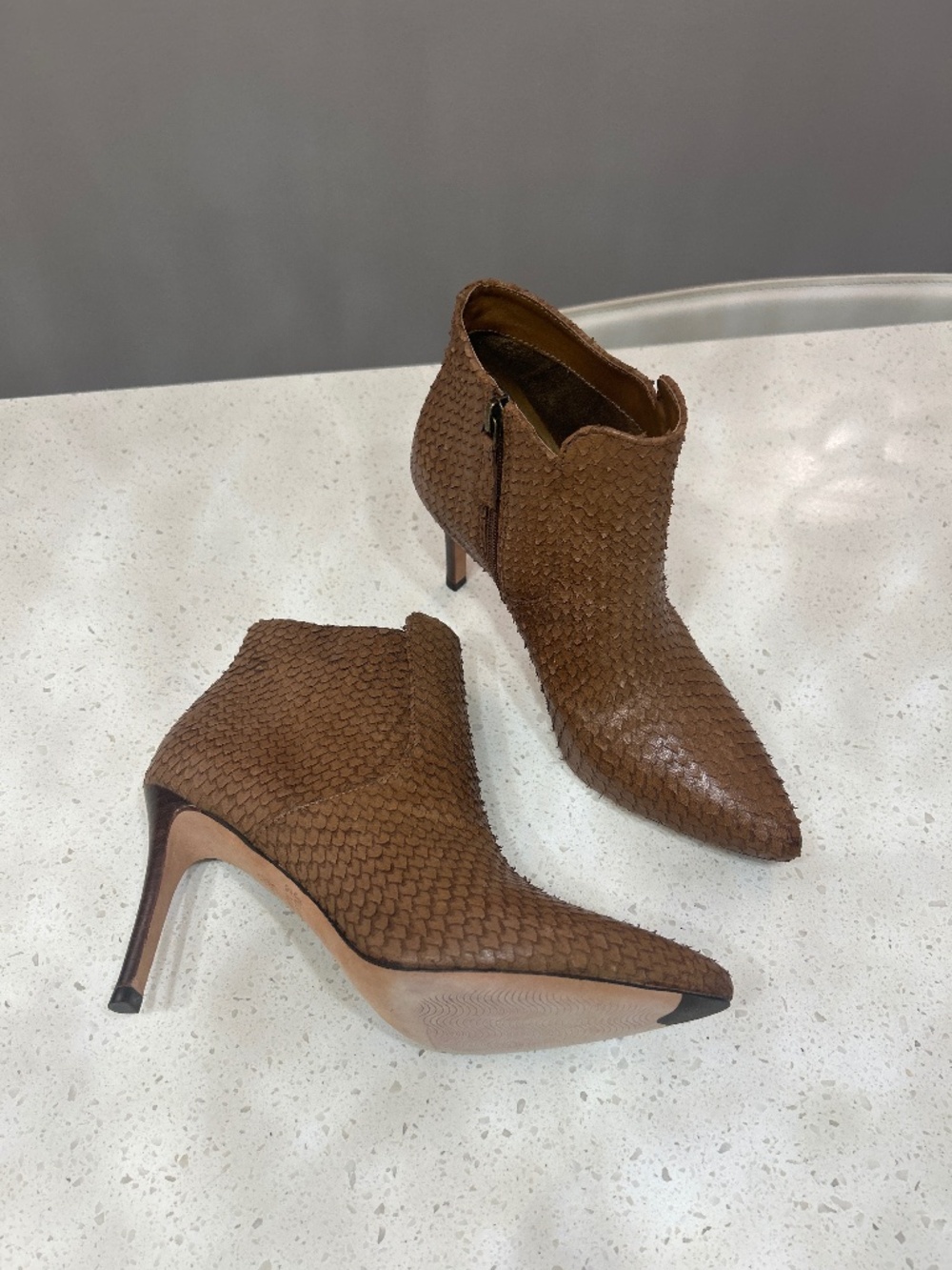Tan Booties